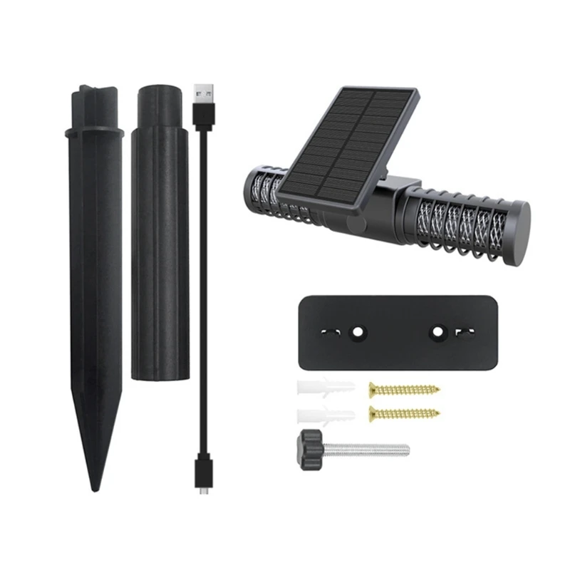 Solar Bug Zappers Outdoor Solar Powered USB Charge Outdoor Insects Catcher Solar Killers Mosquitos Zappers for Flowerbed 
Solar Bug Zappers Outdoor Solar Powered USB Charge Outdoor Insects Catcher Solar Killers Mosquitos Zappers for Flowerbed