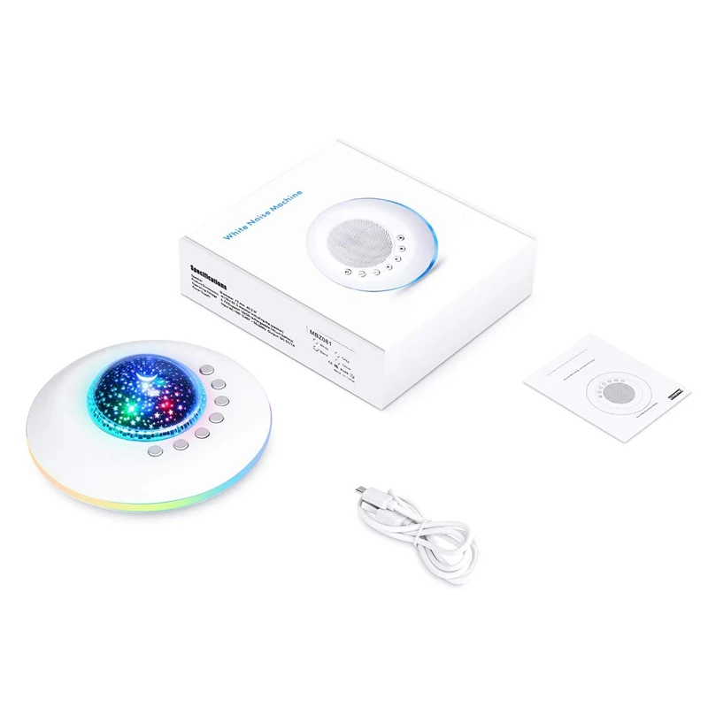 White Noise Machine Baby, Sleep Sound Machine - 20 Non-Looping Soothing Nature Sounds/Lullaby, 10 Modes Star Projector Night Lig
White Noise Machine Baby, Sleep Sound Machine - 20 Non-Looping Soothing Nature Sounds/Lullaby, 10 Modes Star Projector Night Lig