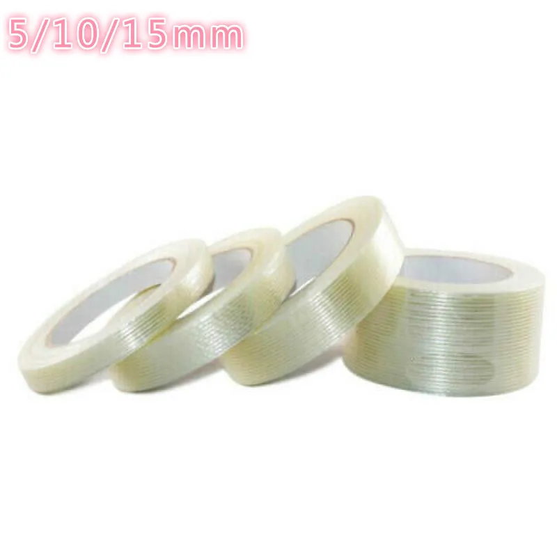 1 roll 5/10/15mm Transparent fiberglass tape, strong stripes, seamless fiber tape, rubber, plastic, and rubber
1 roll 5/10/15mm Transparent fiberglass tape, strong stripes, seamless fiber tape, rubber, plastic, and rubber