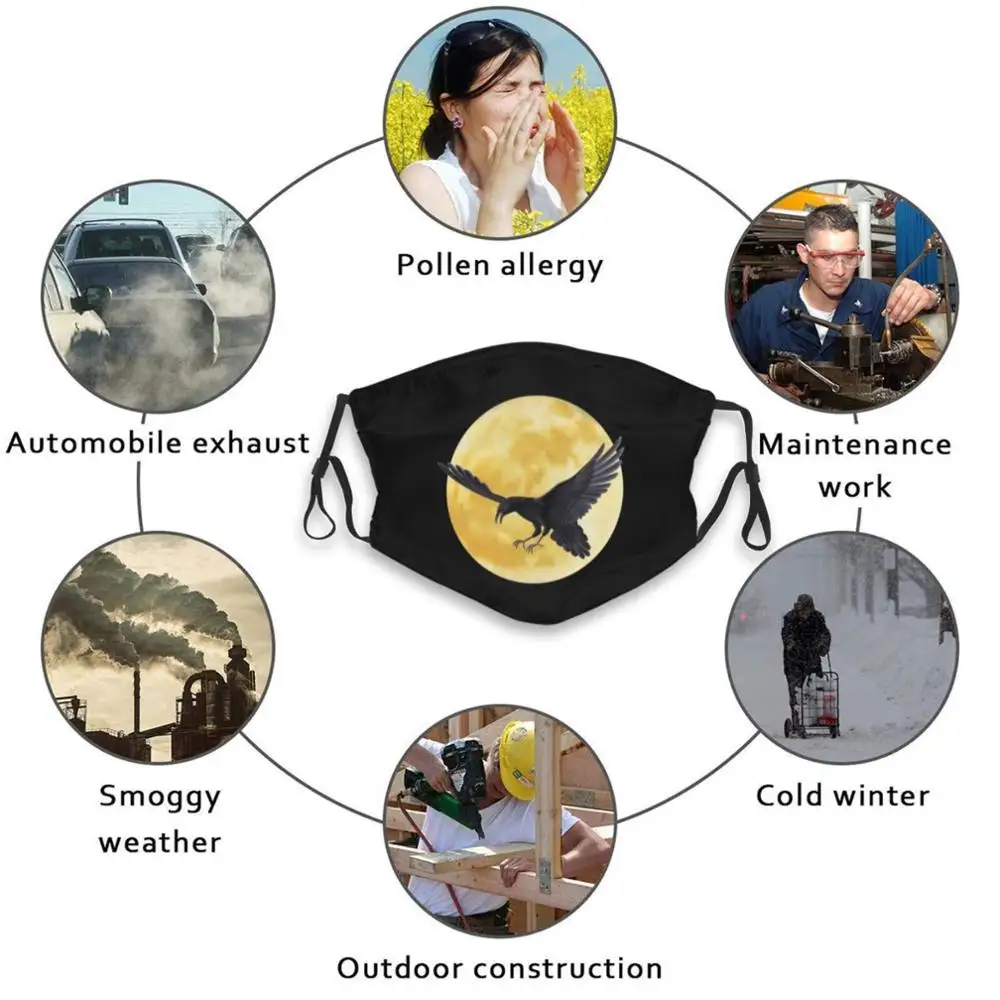 Black Raven Moon - Black Halloween Raven - Halloween Gift Design Print Reusable Mask Pm2.5 Filter Face Mask Kids What Should I
Black Raven Moon - Black Halloween Raven - Halloween Gift Design Print Reusable Mask Pm2.5 Filter Face Mask Kids What Should I
