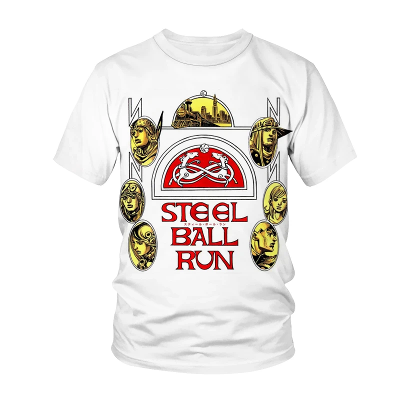 Anime T-shirt JOJO's Bizarre Adventure 3D Print Streetwear Harajuku Men Women Fashion O-Neck T Shirt JOJO Hip Hop Male Tees Tops
Anime T-shirt JOJO's Bizarre Adventure 3D Print Streetwear Harajuku Men Women Fashion O-Neck T Shirt JOJO Hip Hop Male Tees Tops