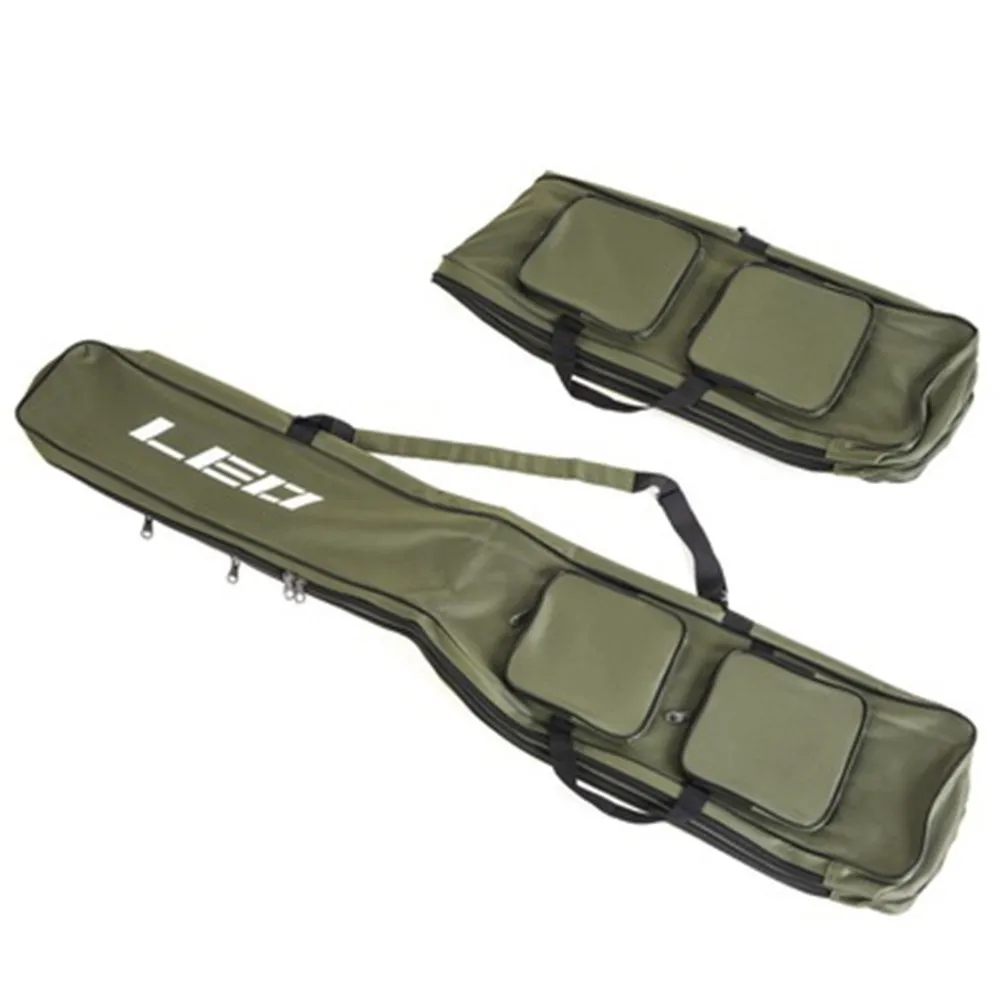 Polyester 2 Layer Poles Tool Tackle Storage Case Portable Folding Fishing Rod Bags Carrier With Double Handle Straps
Polyester 2 Layer Poles Tool Tackle Storage Case Portable Folding Fishing Rod Bags Carrier With Double Handle Straps