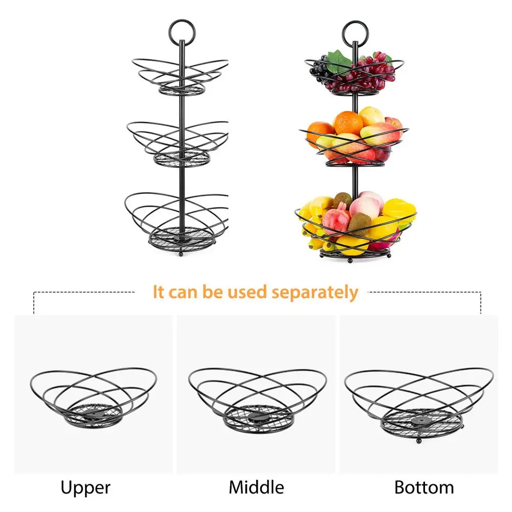 Wrought Iron Countertop Fruit Basket Fruit Stand Vegetable Storage Basket For Home Kitchen & Living Room Storage Rack
Wrought Iron Countertop Fruit Basket Fruit Stand Vegetable Storage Basket For Home Kitchen & Living Room Storage Rack
