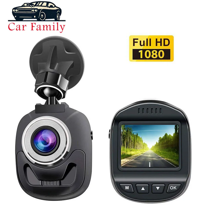 Автомобильный Семья мини 1 5 дюймов видеорегистратор Камера тире камера Dashcam 1080P HD