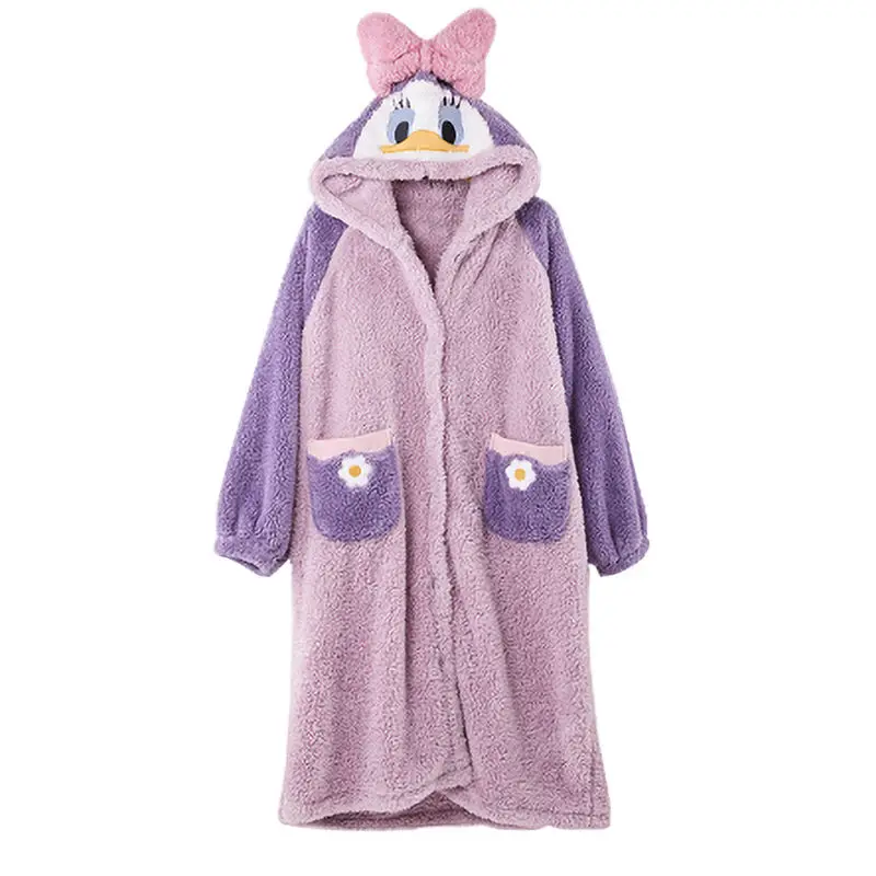 SOUGEN Pajamas for Women Bow Hooded Sleepwear Pink Coral Fleece Women Home Clothes Winter Lounge Cartoon Duck Pijama Women Thick
SOUGEN Pajamas for Women Bow Hooded Sleepwear Pink Coral Fleece Women Home Clothes Winter Lounge Cartoon Duck Pijama Women Thick