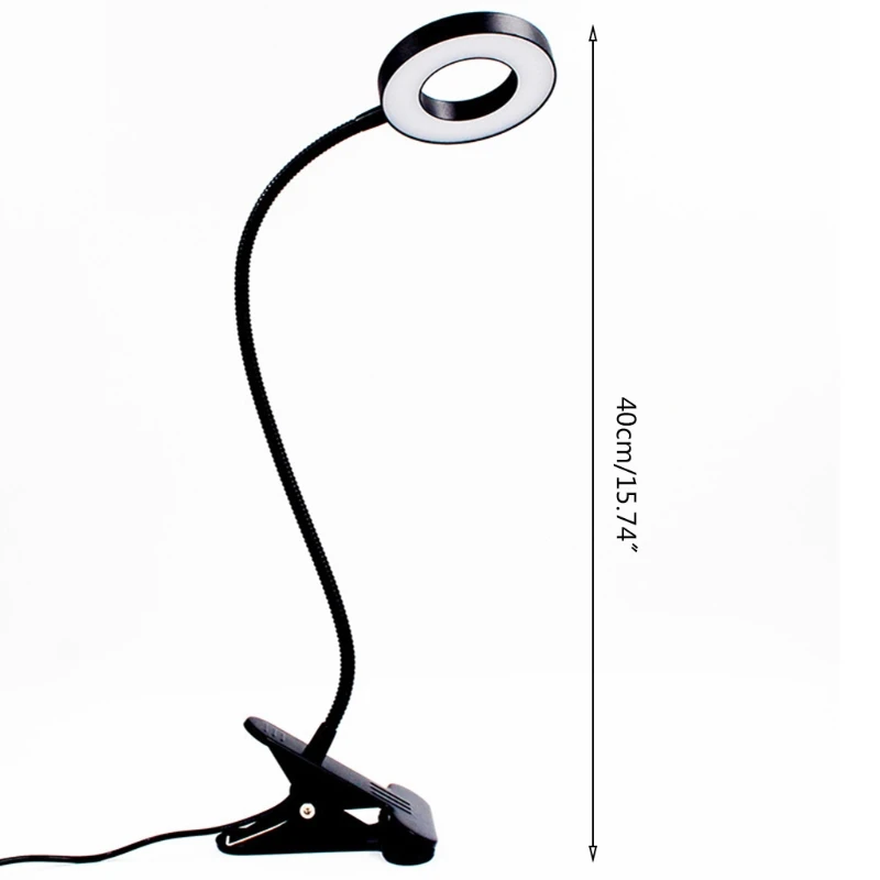 Universal Hose with Clip Ring Light Source Desk Lamp USB Intelligent Night Light
Universal Hose with Clip Ring Light Source Desk Lamp USB Intelligent Night Light