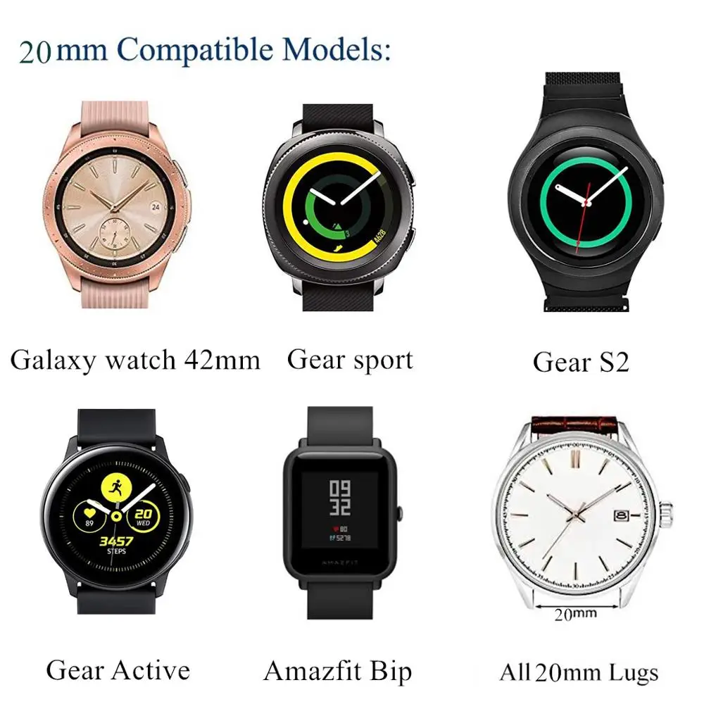 20/22mm Band for Samsung Galaxy Watch 3/Active 2/Gear S3 46mm 42mm Genuine Leather Bracelet Huawei Watch GT 2/2e/pro Strap 20/22 
20/22mm Band for Samsung Galaxy Watch 3/Active 2/Gear S3 46mm 42mm Genuine Leather Bracelet Huawei Watch GT 2/2e/pro Strap 20/22