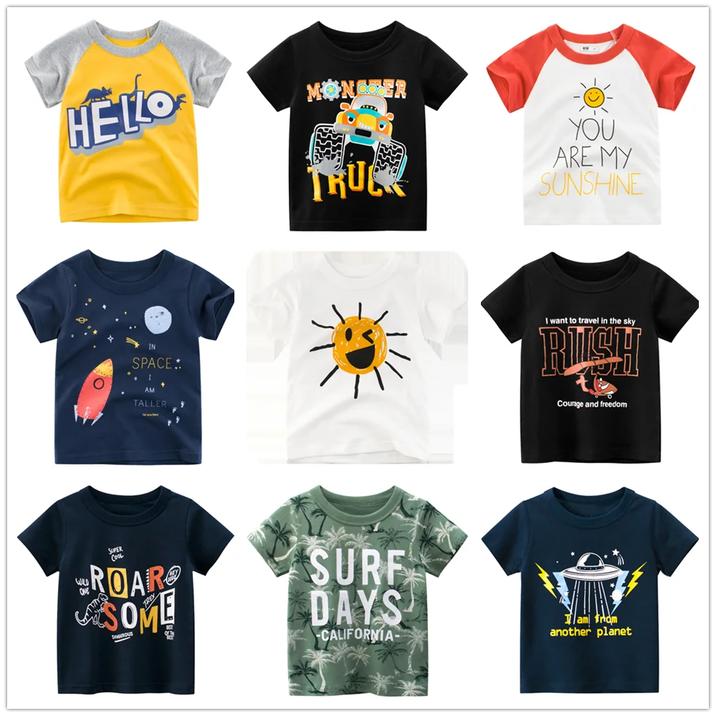 1 2 3 4 5 6 7 8 Years Kids Boys 100% Cotton Short Sleeve Space Cartoon T-Shirts Clothes Children Kids Summer Tops Clothing
1 2 3 4 5 6 7 8 Years Kids Boys 100% Cotton Short Sleeve Space Cartoon T-Shirts Clothes Children Kids Summer Tops Clothing
