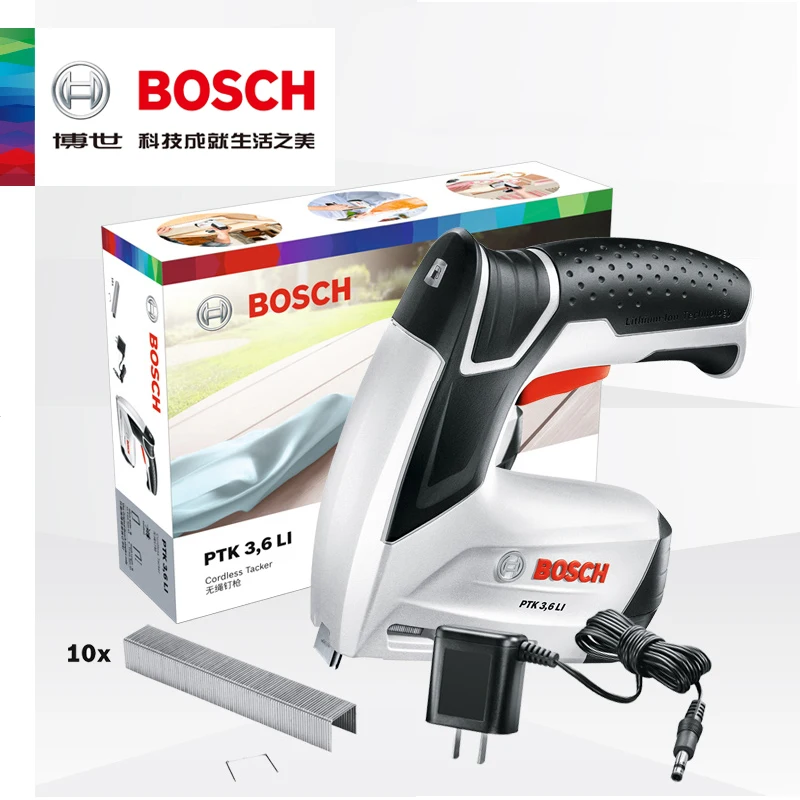 

BOSCH Power Tools Multi-purpose Stapler Stapler 3.6V Lithium Battery Rechargeable Nail Gun 11.4mm