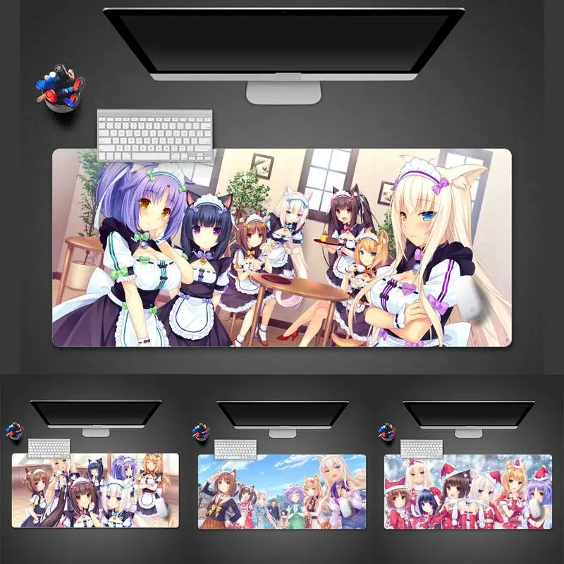 Nekopara Maid anime cute girl Silicone Mousepad Gaming Desk Table Gamer Office Large Mouse Mat pad X XL Non-slip Laptop Cushion
Nekopara Maid anime cute girl Silicone Mousepad Gaming Desk Table Gamer Office Large Mouse Mat pad X XL Non-slip Laptop Cushion