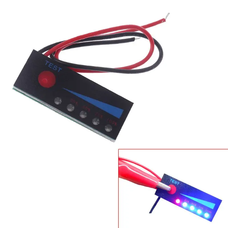 3.7V 2S-4S 18650 Lithium 12V Lead Acid Battery Capacity Indicator Power Tester
3.7V 2S-4S 18650 Lithium 12V Lead Acid Battery Capacity Indicator Power Tester