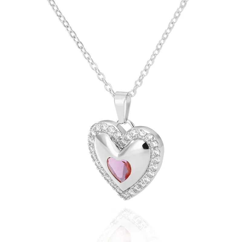 2020 New Female Fashion Crystal Heart of the sea Necklace Pendant Gold Neck Chain Punk Necklaces Charm Gifts Girlfriends
2020 New Female Fashion Crystal Heart of the sea Necklace Pendant Gold Neck Chain Punk Necklaces Charm Gifts Girlfriends