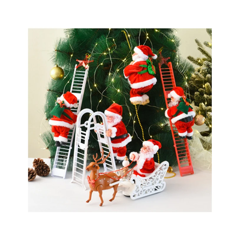 Christmas Doll Electric Toy Children’s Gift Christmas Clectric Climbing Ladder For The Elderly Christmas Climbing Bead Doll
Christmas Doll Electric Toy Children’s Gift Christmas Clectric Climbing Ladder For The Elderly Christmas Climbing Bead Doll