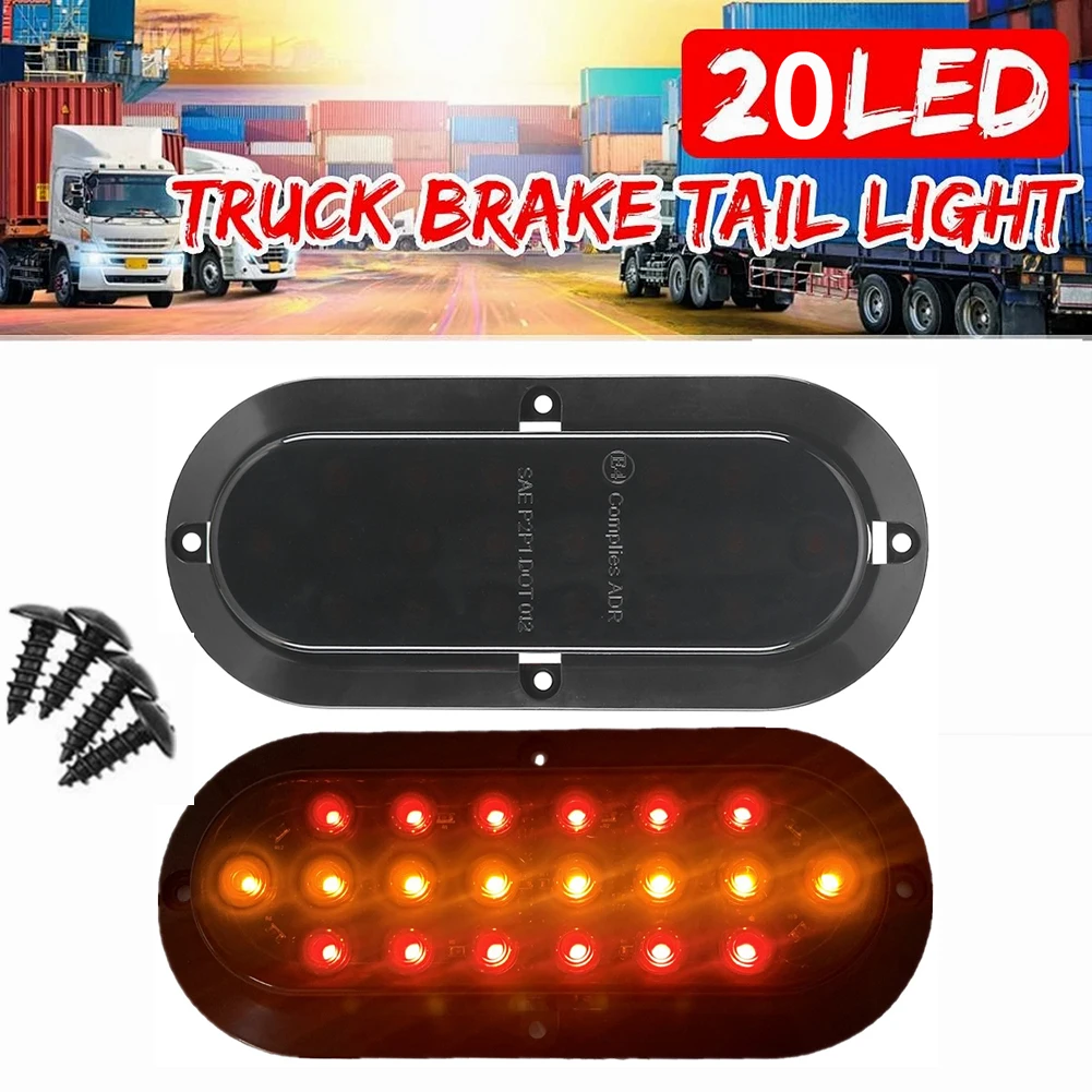 Truck Trailer Side Marker Tail Light Waterproof 12V-24V 20LED Signal Light Strobe Flowing Warning Light for Caravan Motorhome
Truck Trailer Side Marker Tail Light Waterproof 12V-24V 20LED Signal Light Strobe Flowing Warning Light for Caravan Motorhome