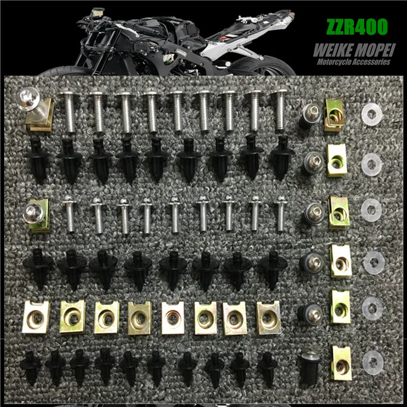 CNC Fairing Bolt Kit Body Screws plastic Expansion screw Clips Fit For Kawasaki ZZR400 ZZR600 1993-1997
CNC Fairing Bolt Kit Body Screws plastic Expansion screw Clips Fit For Kawasaki ZZR400 ZZR600 1993-1997