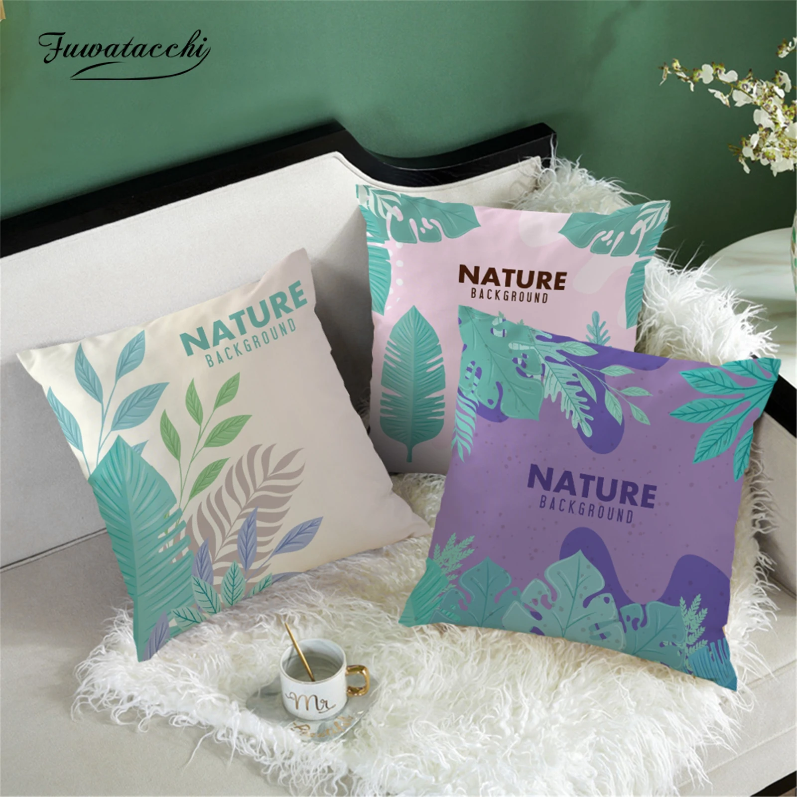 Fuwatacchi Nature Plant Print Pillowcase Bedroom Decorative Polyester Cushion Cover Pillows Decor Home Linen Pillow Case 45X45cm
Fuwatacchi Nature Plant Print Pillowcase Bedroom Decorative Polyester Cushion Cover Pillows Decor Home Linen Pillow Case 45X45cm
