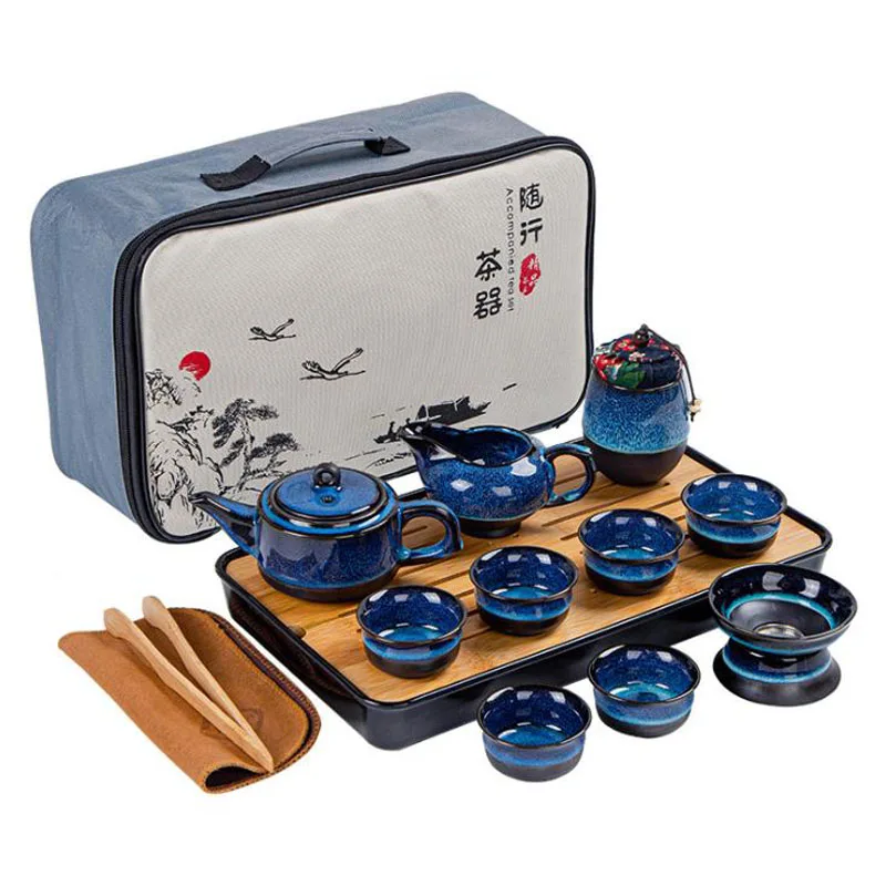 Chinese Tea Set Retro Designer Ceramic Teapot Set Travel Kong Fu Tea Kit Gift Porcelain Infuser More Styles Available Teapot Set
Chinese Tea Set Retro Designer Ceramic Teapot Set Travel Kong Fu Tea Kit Gift Porcelain Infuser More Styles Available Teapot Set