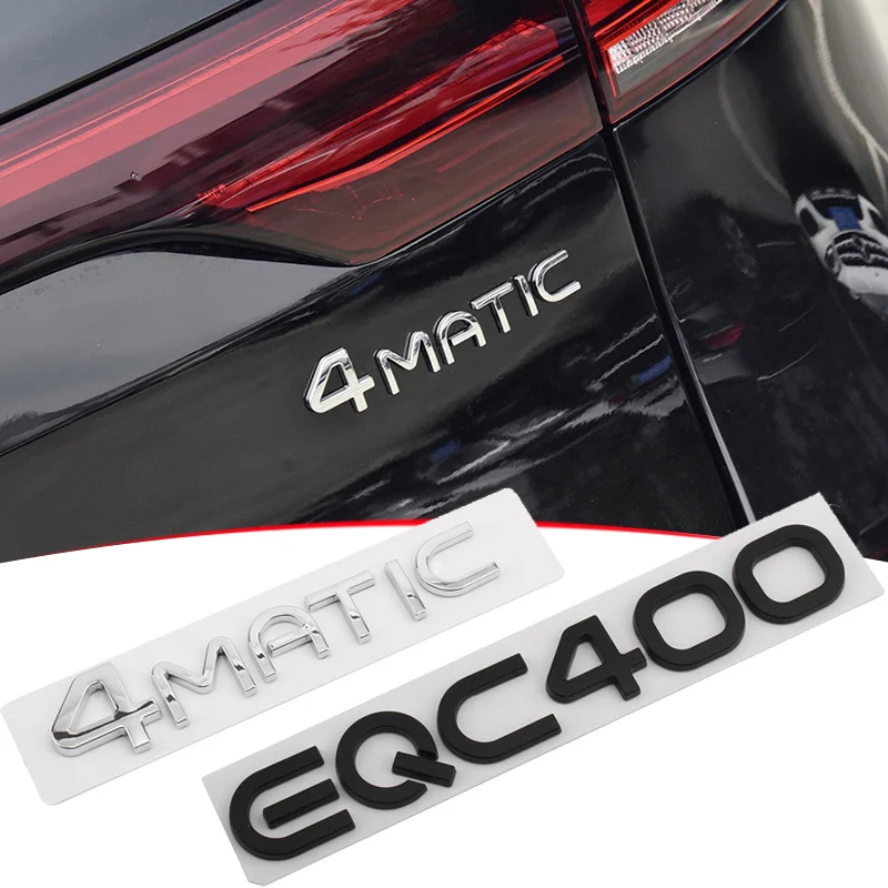 3D буквы слово EQC400 4matic эмблема именная табличка для Mercedes Benz EQC 350 400 наклейка на задний багажник серебристо-черный стайлинга автомобилей 
3D буквы слово EQC400 4matic эмблема именная табличка для Mercedes Benz EQC 350 400 наклейка на задний багажник серебристо-черный стайлинга автомобилей