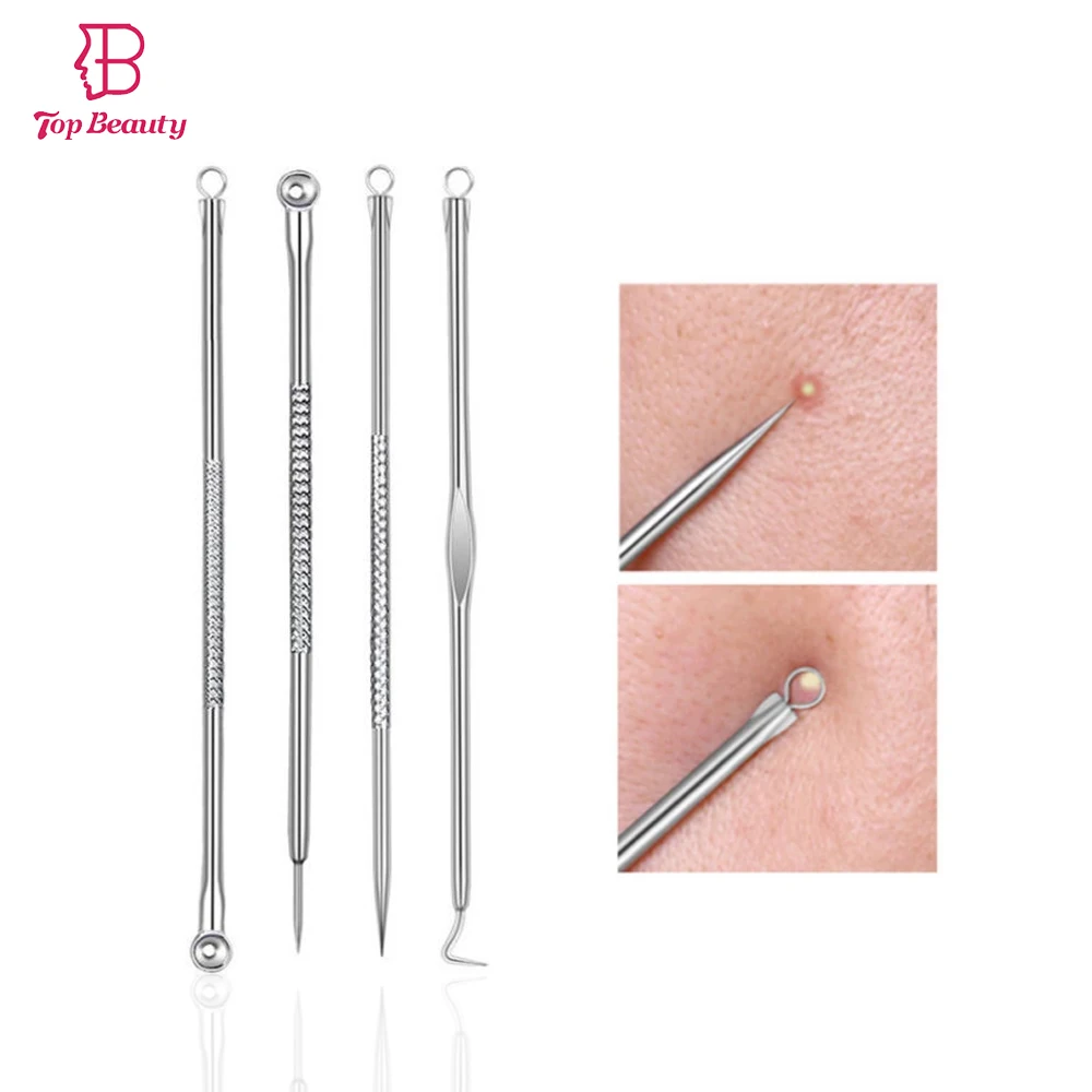 4Pcs Stainless Steel Acne Removal Needles Acne Pimple Blackhead Remover Face Skin Care Beauty Acne Treatment Pore Cleaner
4Pcs Stainless Steel Acne Removal Needles Acne Pimple Blackhead Remover Face Skin Care Beauty Acne Treatment Pore Cleaner