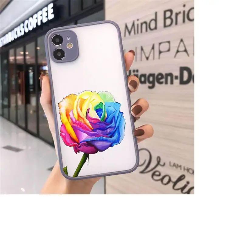Rose flower corlorful patttern Phone Cases matte transparent For iphone 7 8 11 12 plus mini x xs xr pro max luxury brand cover
Rose flower corlorful patttern Phone Cases matte transparent For iphone 7 8 11 12 plus mini x xs xr pro max luxury brand cover