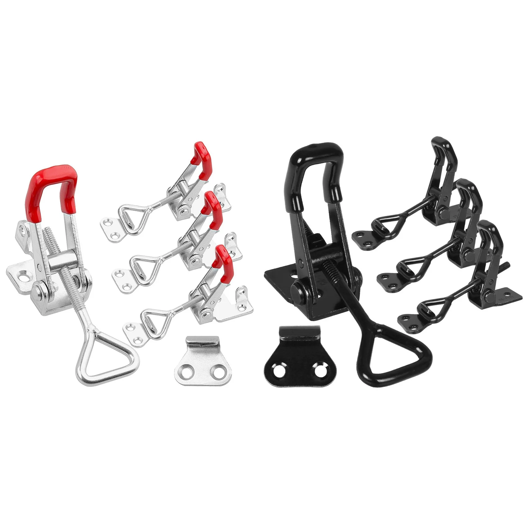 10Pcs GH-4002 Adjustable Toggle Clamp 550 Lbs Holding Capacity Toggle Latch Hasp Clamp Lockable Quick Release Pull Latch
10Pcs GH-4002 Adjustable Toggle Clamp 550 Lbs Holding Capacity Toggle Latch Hasp Clamp Lockable Quick Release Pull Latch