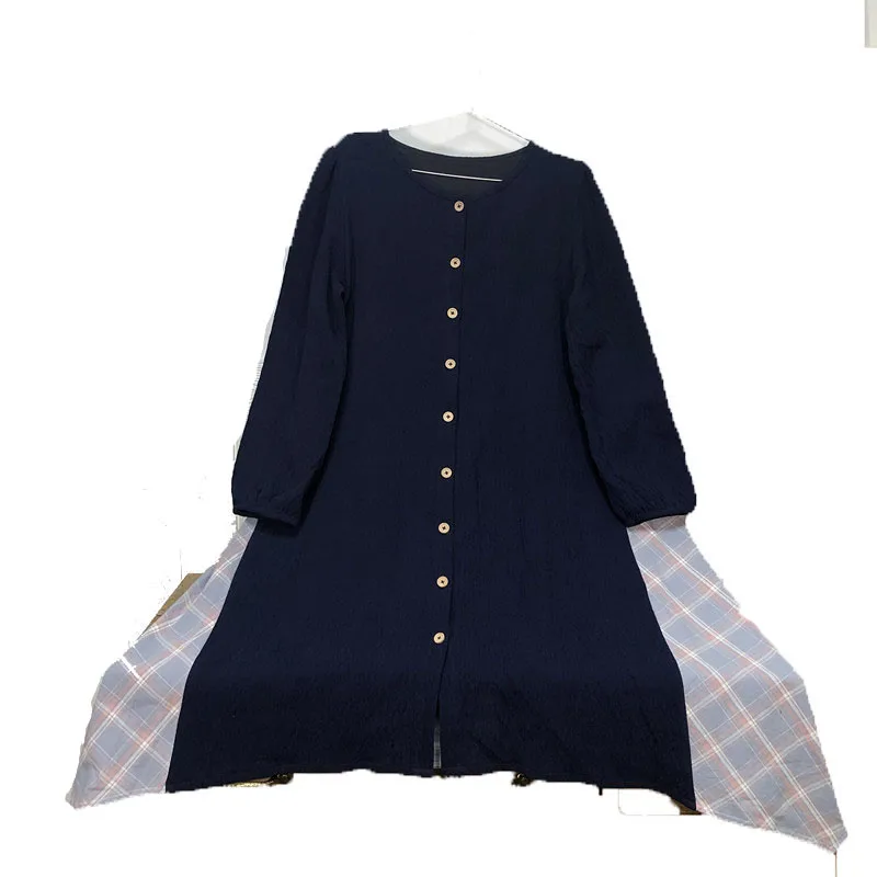 Mori Girl Lolita Vintage Retro Hippie Boho Bohemian Plaid Patchwork Embroidery Cotton Linen Elegant Women Dress Vestidos Spring
Mori Girl Lolita Vintage Retro Hippie Boho Bohemian Plaid Patchwork Embroidery Cotton Linen Elegant Women Dress Vestidos Spring
