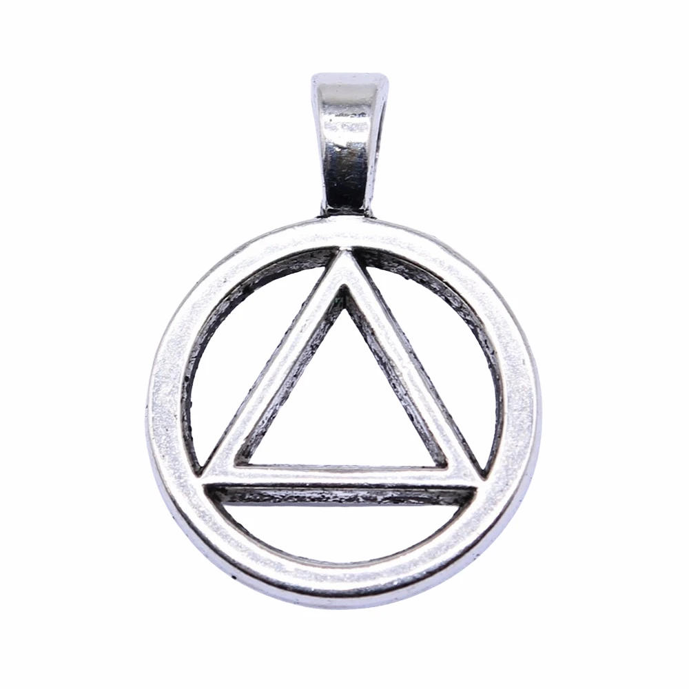 10pcs 26x19mm Antique Silver Color Triangle Symbol Charms Pendant For Jewelry Making DIY Jewelry Findings 
10pcs 26x19mm Antique Silver Color Triangle Symbol Charms Pendant For Jewelry Making DIY Jewelry Findings