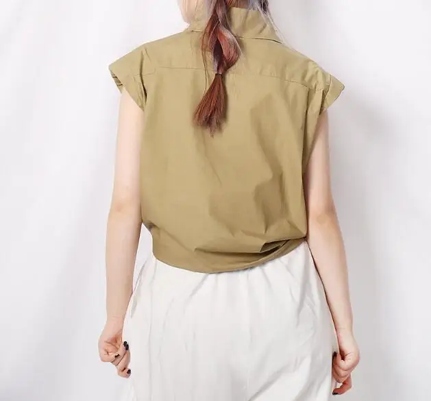 Cultiseed Women Sleeveless Vest Shirts Blouses Tops Female New Fashion Single Breasted Party Shirt Tops Ladies Loose Casual Tops
Cultiseed Women Sleeveless Vest Shirts Blouses Tops Female New Fashion Single Breasted Party Shirt Tops Ladies Loose Casual Tops
