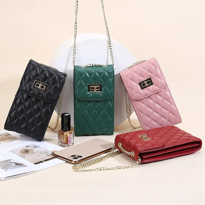 Vintage Quilted Cow Leather Women Mini Flap Bag for Phone Money Prurse Organizer Luxury First Layer Cowhide Chain Messenger Bag
Vintage Quilted Cow Leather Women Mini Flap Bag for Phone Money Prurse Organizer Luxury First Layer Cowhide Chain Messenger Bag