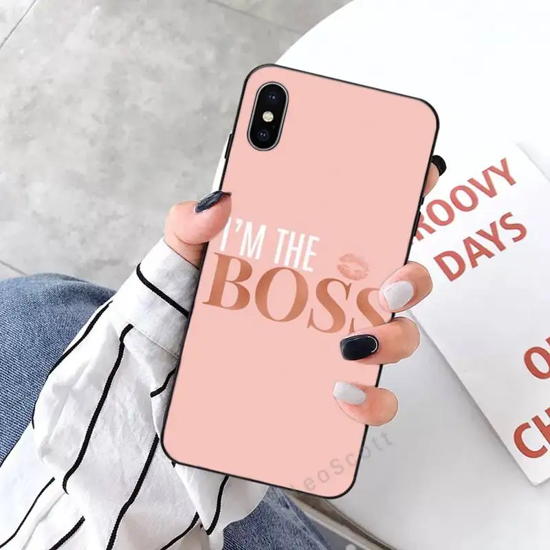 Girl Boss Pink Women power text slogan Phone Case for iPhone 11 12 mini pro XS MAX 8 7 6 6S Plus X 5S SE 2020 XR
Girl Boss Pink Women power text slogan Phone Case for iPhone 11 12 mini pro XS MAX 8 7 6 6S Plus X 5S SE 2020 XR