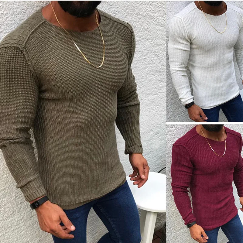 Pullover Sweater Men 2020 Casual Slim Fit Knitted Sweaters Pull Neck Long Sleeve Solid Color Male Knitwear Black White
Pullover Sweater Men 2020 Casual Slim Fit Knitted Sweaters Pull Neck Long Sleeve Solid Color Male Knitwear Black White