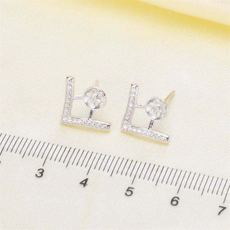 Trendy Pearl Earrings Accessories 925 Silver Plating Earrings Findings Dangle Earring Jewelry Parts Fittings Mountings DIY Gift
Trendy Pearl Earrings Accessories 925 Silver Plating Earrings Findings Dangle Earring Jewelry Parts Fittings Mountings DIY Gift