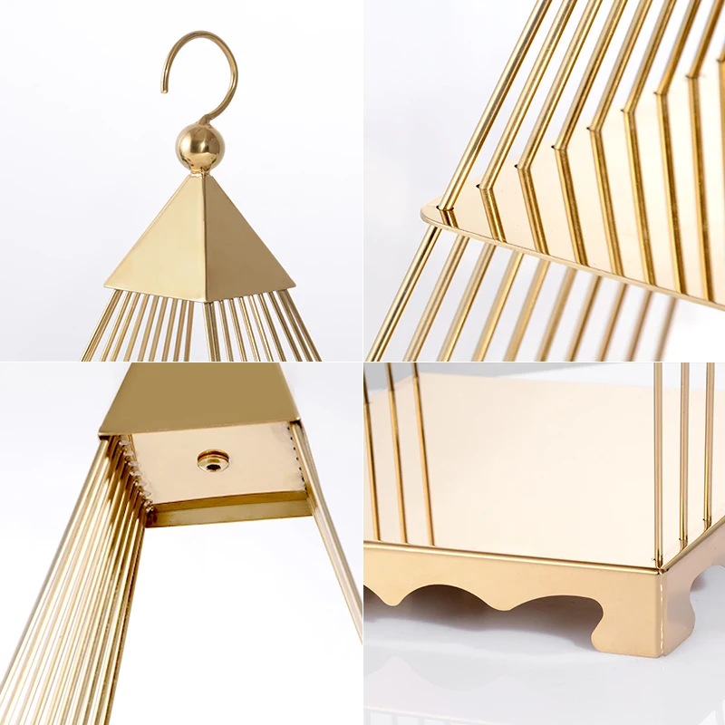 Creative metal three-layer Birdcage cupcake rack fashion exquisite European style afternoon tea dessert display stand
Creative metal three-layer Birdcage cupcake rack fashion exquisite European style afternoon tea dessert display stand