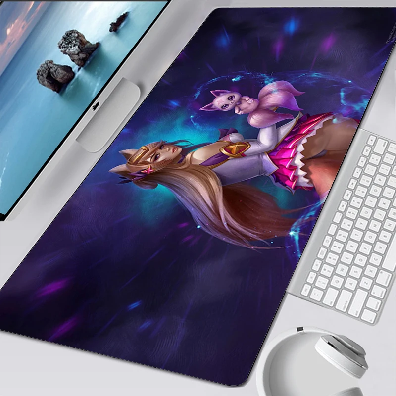 Large Gaming Mouse Pad Computer Mousepad PC Gamer Mouse Mat Laptop Mausepad League of Legends Ahri Carpet Keyboard Mat Desk Pad
Large Gaming Mouse Pad Computer Mousepad PC Gamer Mouse Mat Laptop Mausepad League of Legends Ahri Carpet Keyboard Mat Desk Pad