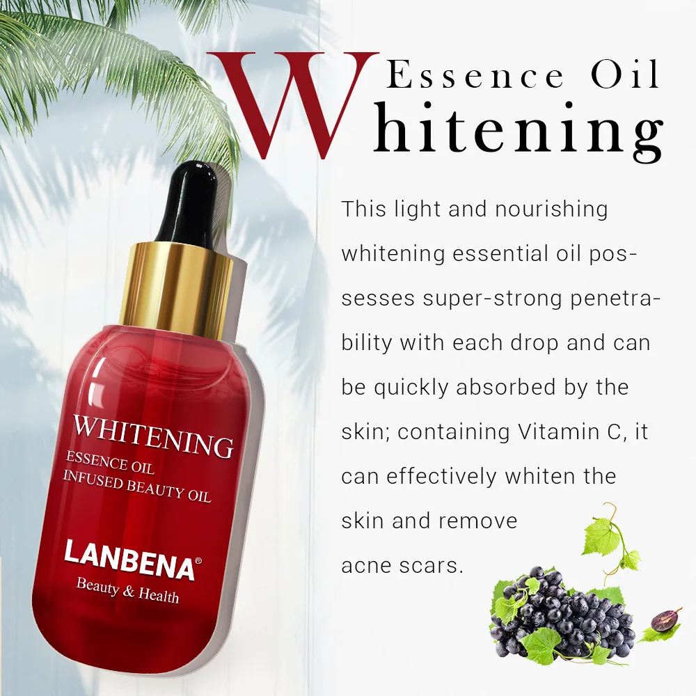 LANBENA Face Serum Whitening Repair Essence Oil vitamin C Shrink Pores Moisturizing Anti-Aging Wrinkle Facial Cream Skin Care
LANBENA Face Serum Whitening Repair Essence Oil vitamin C Shrink Pores Moisturizing Anti-Aging Wrinkle Facial Cream Skin Care