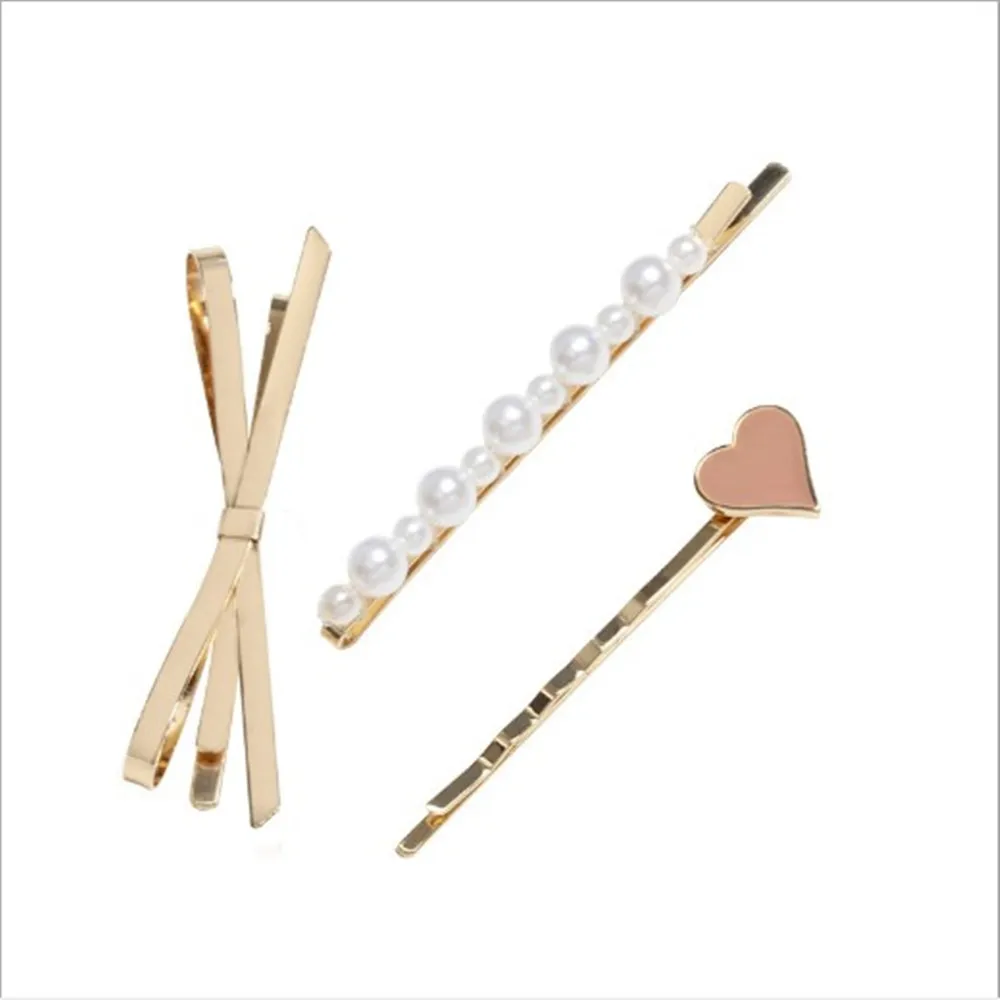 3Pcs/Set Pearl Metal Hair Clips Women Hairpins Girls Hair Pin Barrettes Bobby Pin Hairgrip Headware Hair Accessories For Ladies
3Pcs/Set Pearl Metal Hair Clips Women Hairpins Girls Hair Pin Barrettes Bobby Pin Hairgrip Headware Hair Accessories For Ladies
