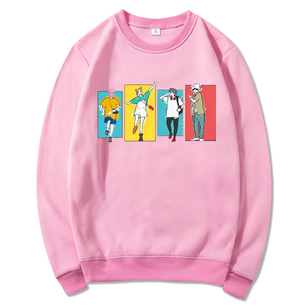 2021 Anime Jujutsu Kaisen Gojo Satoru Yuji Itadori Hoodies Men/Ms Hip Hop Harajuku Streetwear Hoodie Manga Male Crewneck Tops
2021 Anime Jujutsu Kaisen Gojo Satoru Yuji Itadori Hoodies Men/Ms Hip Hop Harajuku Streetwear Hoodie Manga Male Crewneck Tops