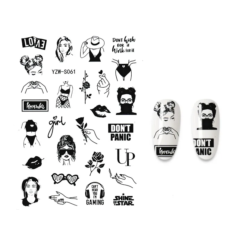 3D Nail Sticker Beauty kiss stickers for nail Foil animalDesign Nails Accessories Fashion Manicure Sticker
3D Nail Sticker Beauty kiss stickers for nail Foil animalDesign Nails Accessories Fashion Manicure Sticker