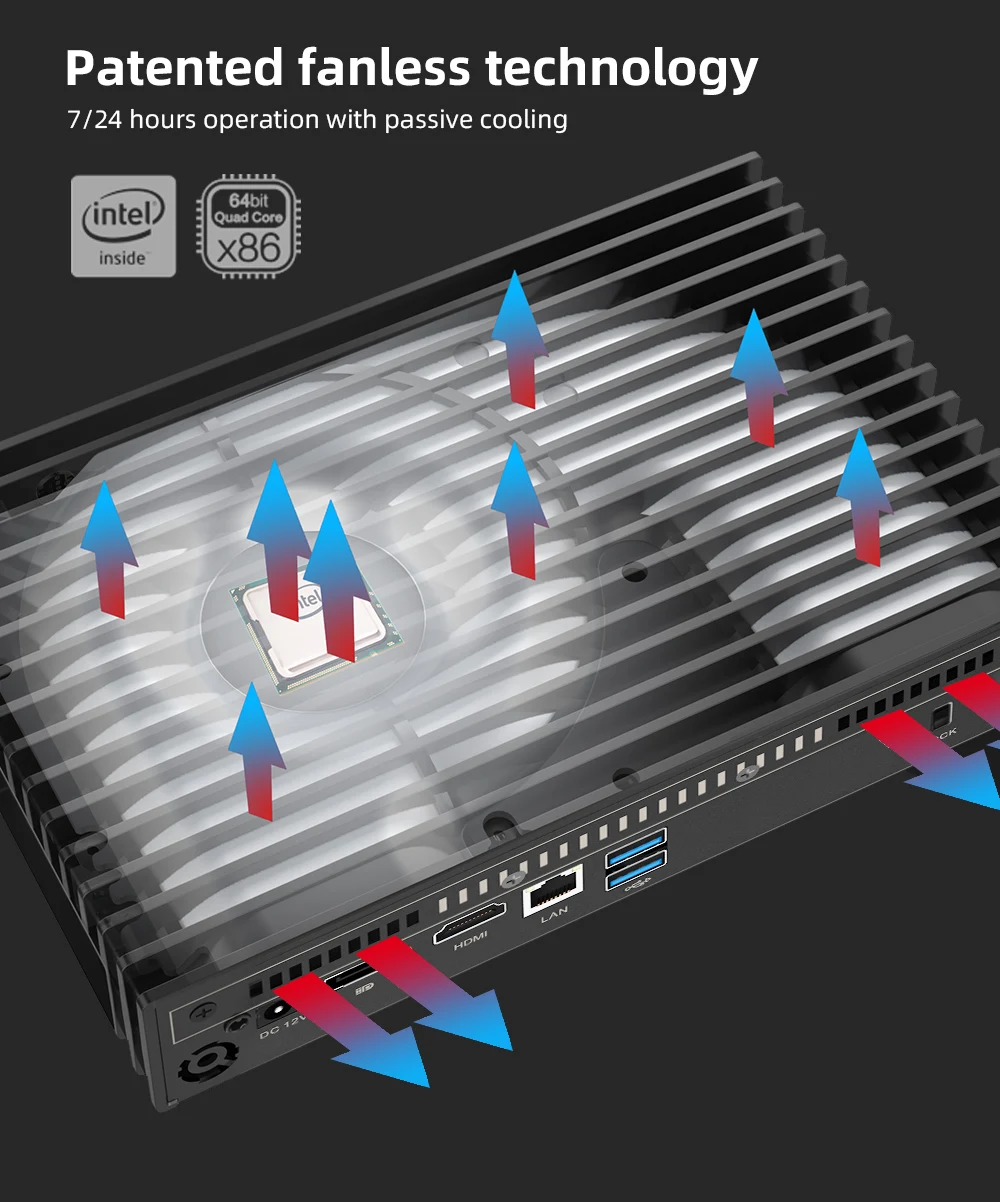 MeLE No Fan Design Mini PC PCG63 Intel Celeron J3455 Quad Core 6GB 128GB Windows 10 Pro Dual 4K HDMI LAN SSD HDD Mini Computer
MeLE No Fan Design Mini PC PCG63 Intel Celeron J3455 Quad Core 6GB 128GB Windows 10 Pro Dual 4K HDMI LAN SSD HDD Mini Computer