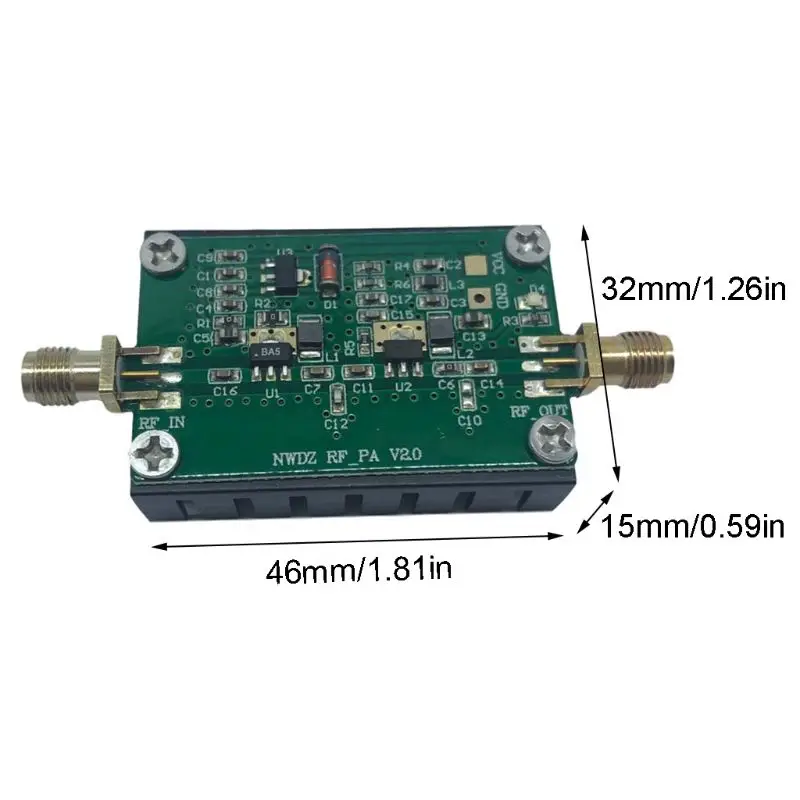 2-700M 3W HF FM VHF UHF FM Transmitter Broadband RF Power Amplifier Short Wave High Quality and Brand New
2-700M 3W HF FM VHF UHF FM Transmitter Broadband RF Power Amplifier Short Wave High Quality and Brand New