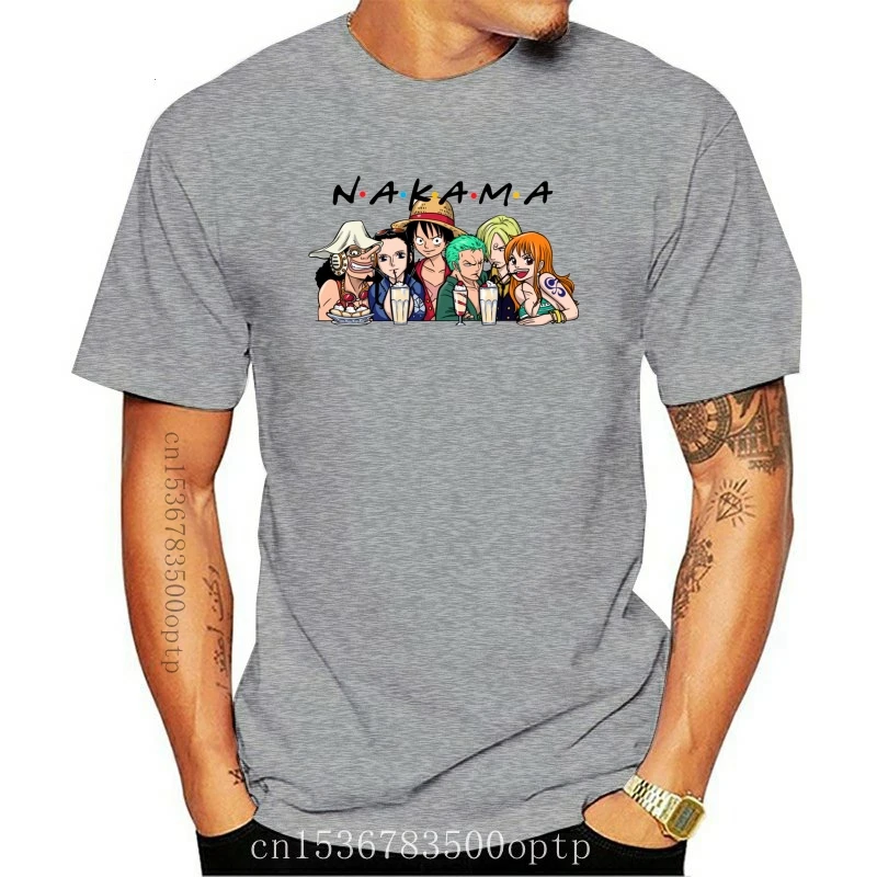 Новинка, мужская спортивная серая футболка NAKAMA Friends с принтом манги, модель 2021 года, модная мужская футболка из хлопка, футболка 2021
Новинка, мужская спортивная серая футболка NAKAMA Friends с принтом манги, модель 2021 года, модная мужская футболка из хлопка, футболка 2021