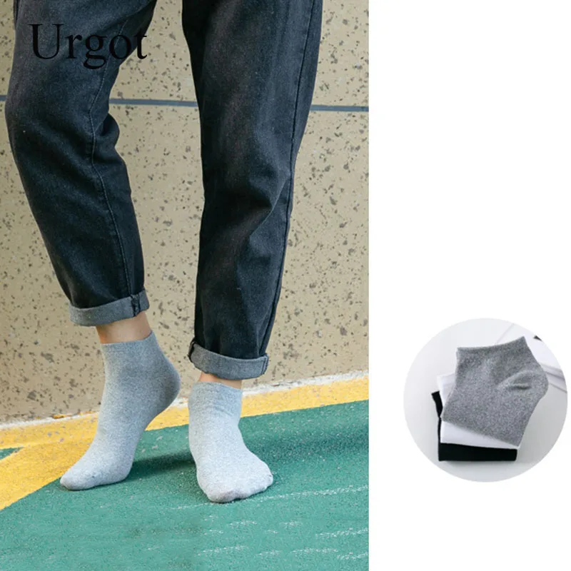 Urgot 10 Pairs Men's Socks Shallow Mouth Cotton Spring Summer Autumn Winter Deodorant Short Tube Student Boat Socks Male Meias
Urgot 10 Pairs Men's Socks Shallow Mouth Cotton Spring Summer Autumn Winter Deodorant Short Tube Student Boat Socks Male Meias