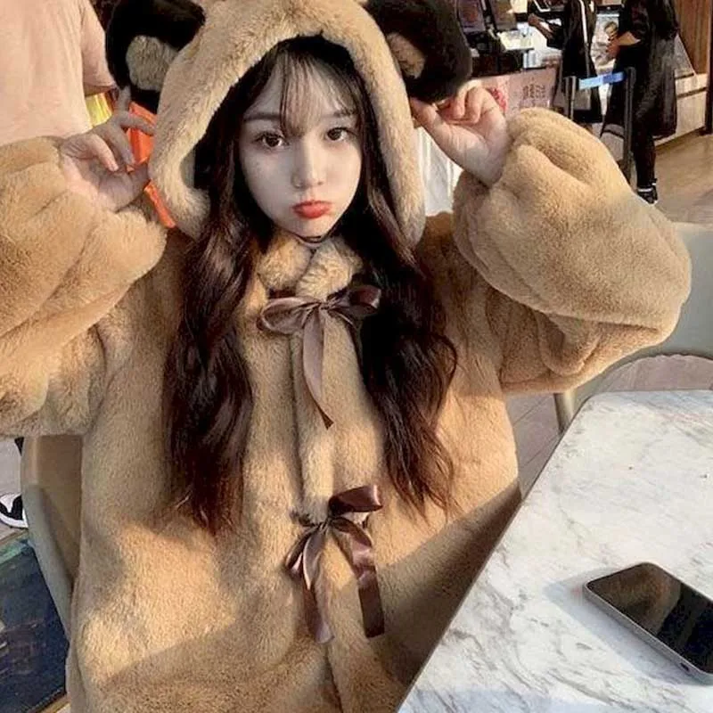 Fur Coat Female Bear Ears Female 2022 Autumn And Winter New Faux Fur Coat Bear Ears Cute Soft Girl Plush Coat Padded Jacket Cute
Fur Coat Female Bear Ears Female 2022 Autumn And Winter New Faux Fur Coat Bear Ears Cute Soft Girl Plush Coat Padded Jacket Cute