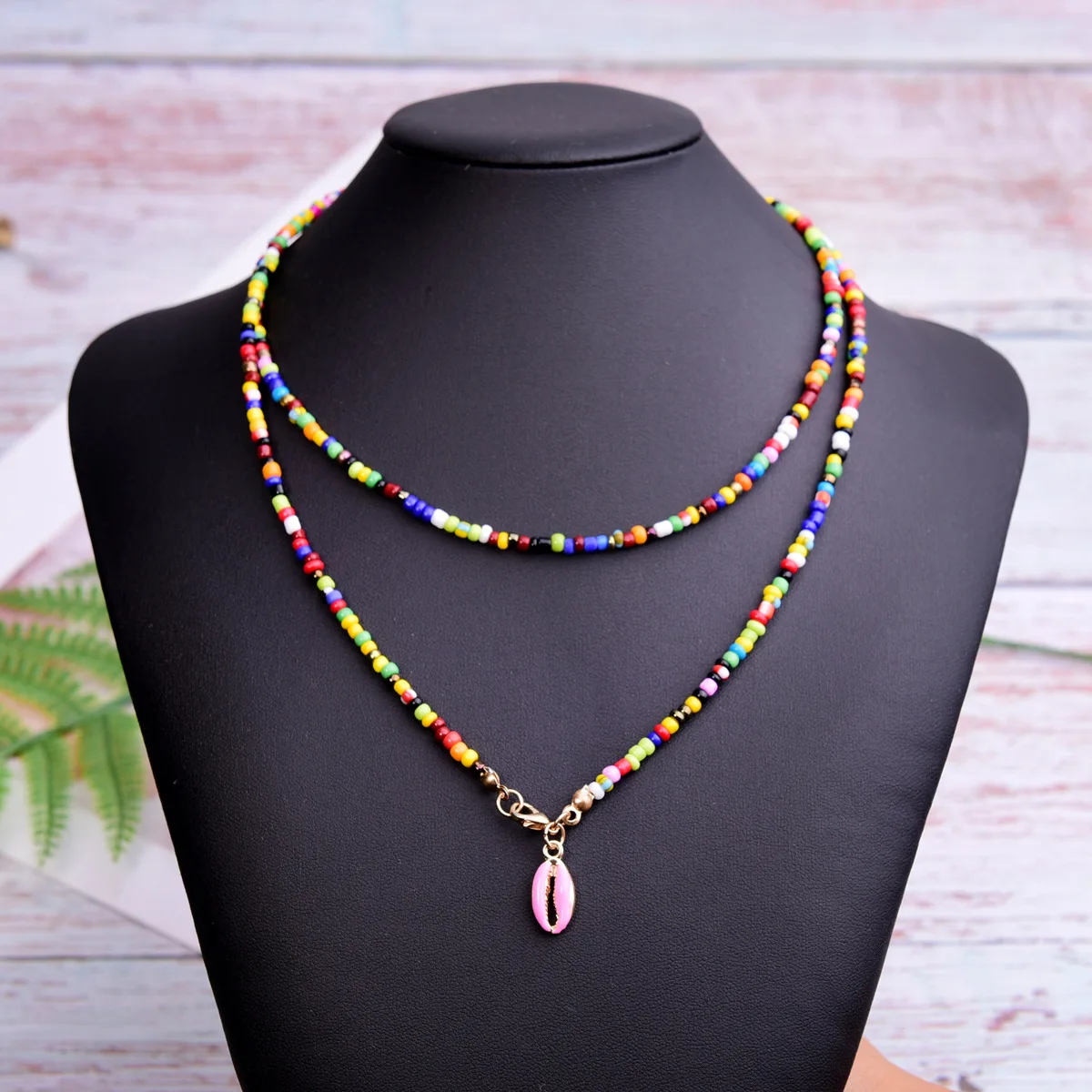 2021 ins Boho Colorful Shell Pearl Necklace Bohemian Long Beaded Chain Pendant Necklaces For Women Beach Jewelry Set Choker Gift
2021 ins Boho Colorful Shell Pearl Necklace Bohemian Long Beaded Chain Pendant Necklaces For Women Beach Jewelry Set Choker Gift