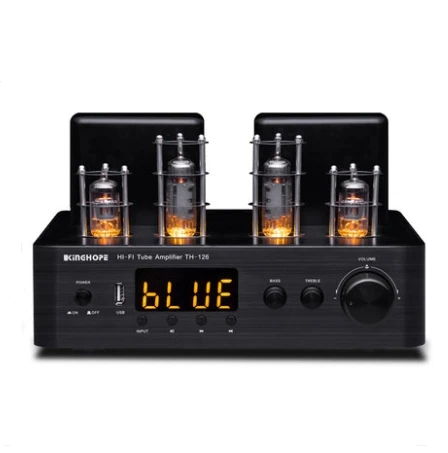 KINGHOPE TH-126 fever double fire cow high power tube hifi tube amplifier Bluetooth amplifier home
KINGHOPE TH-126 fever double fire cow high power tube hifi tube amplifier Bluetooth amplifier home