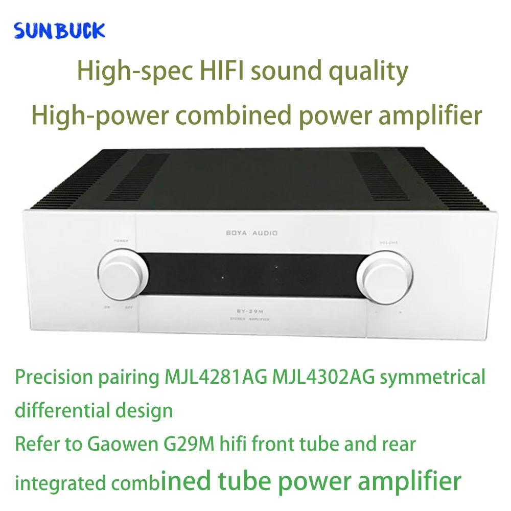 Sunbuck симметричный дифференциальный дизайн относится к Гавейн G29M 600 Вт hifi, крепится на переднюю трубу и задние интегрированный 5670 трубка, уси...
Sunbuck симметричный дифференциальный дизайн относится к Гавейн G29M 600 Вт hifi, крепится на переднюю трубу и задние интегрированный 5670 трубка, уси...