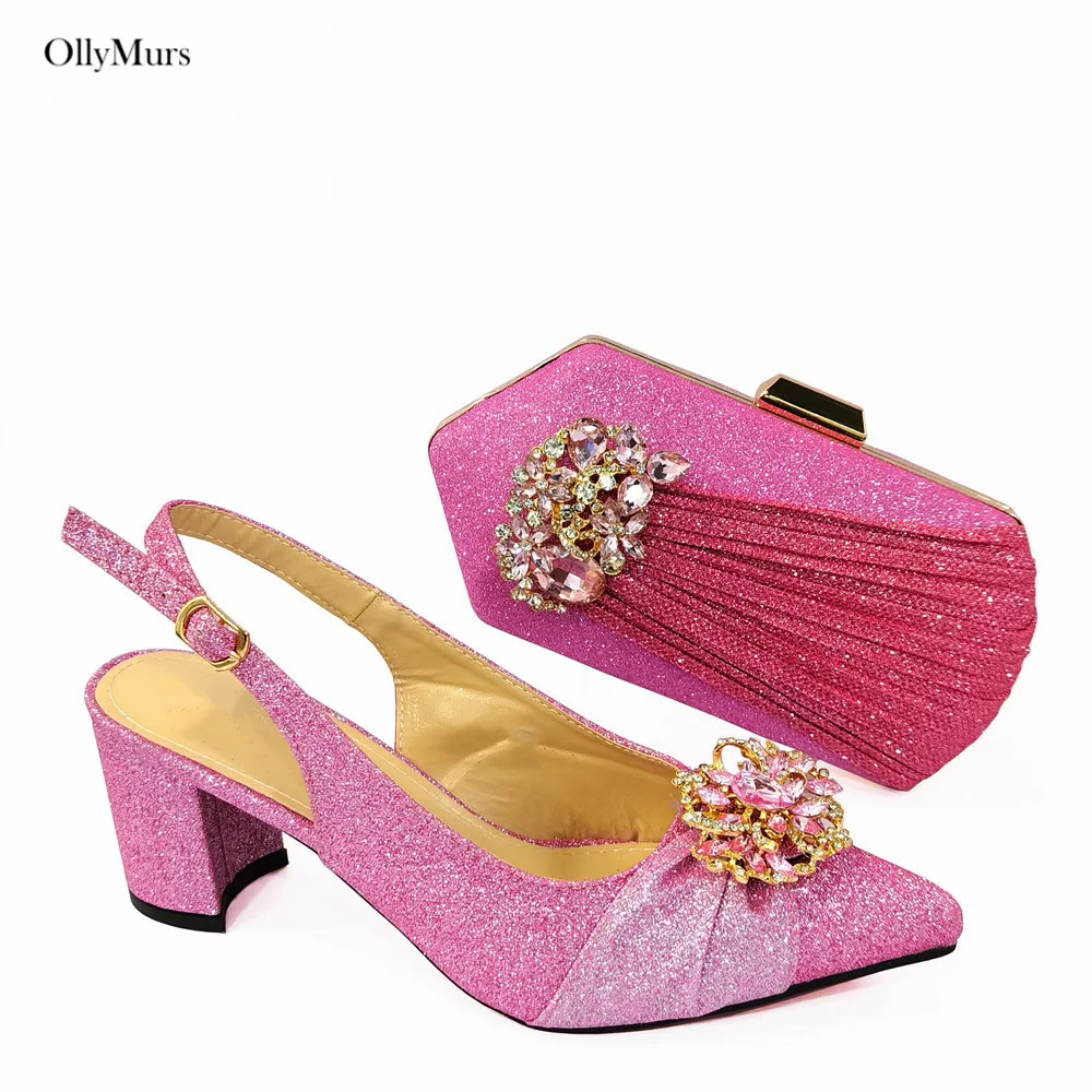 Novelty Fashion Decorated With Rhinestone Shoes And Bag Set Fashion Style Woman High Heels Shoes And Bag Set For Wedding
Novelty Fashion Decorated With Rhinestone Shoes And Bag Set Fashion Style Woman High Heels Shoes And Bag Set For Wedding