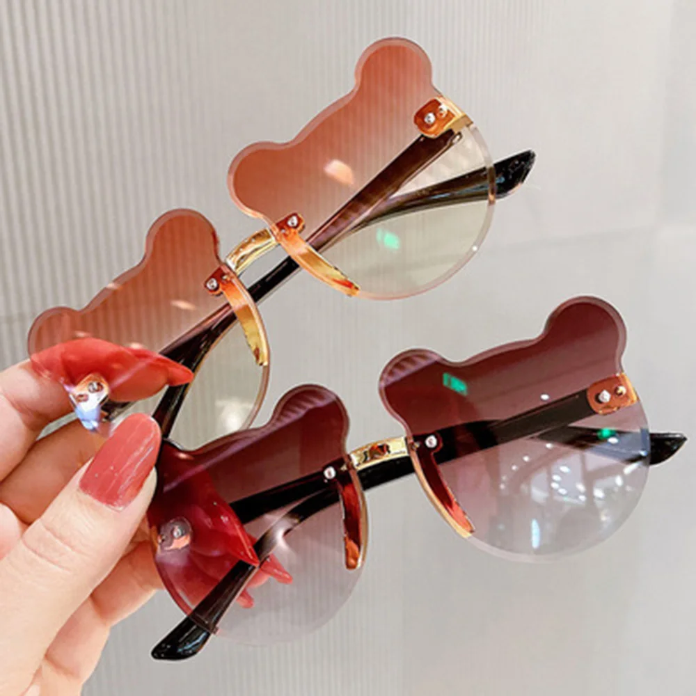 New Vintage Cat Ears Children Sunglasses Kids Frameless Fashion Boys Girls Sun Goggles Shades Eyewear UV400
New Vintage Cat Ears Children Sunglasses Kids Frameless Fashion Boys Girls Sun Goggles Shades Eyewear UV400