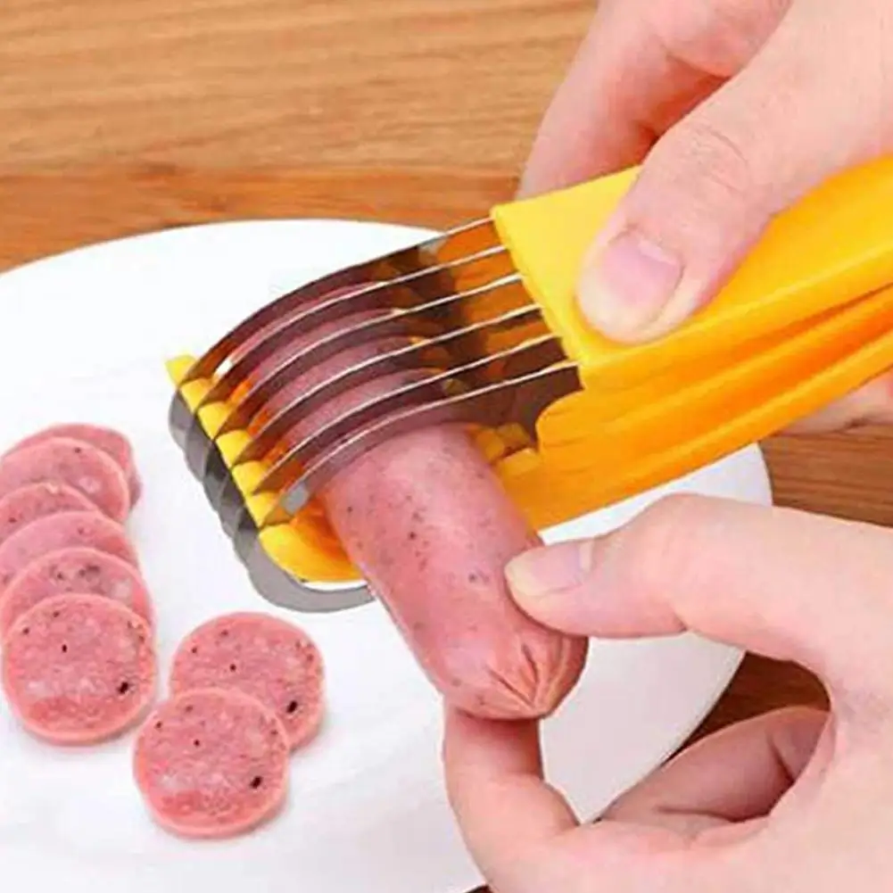 Banana Slicer Home Kitchen Tool Vegetable Peeler Salad Knife Banana Cutter Steel Chopper Fruit Slice Cucumber Cutter Y1F3
Banana Slicer Home Kitchen Tool Vegetable Peeler Salad Knife Banana Cutter Steel Chopper Fruit Slice Cucumber Cutter Y1F3