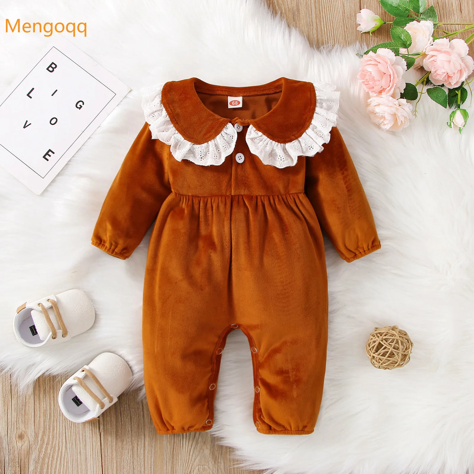 Infant Girls Spring Peter Pan Collar Outfits Kids Jumpsuits Casual Clothes Newborn Overalls Full Sleeve Toddler Romper 0-24M 
Infant Girls Spring Peter Pan Collar Outfits Kids Jumpsuits Casual Clothes Newborn Overalls Full Sleeve Toddler Romper 0-24M
